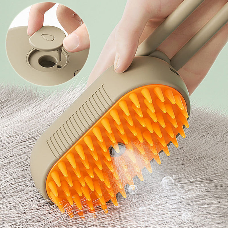 3-in-1 Electric Pet Grooming Brush | Steam & Shine Technology - FurBusters