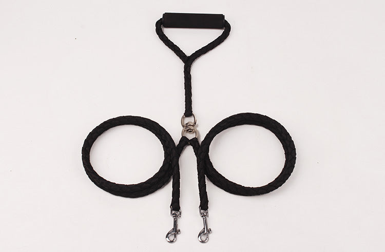 Braided PP Round Rope Dog Leash – Strong, Stylish & Comfortable!