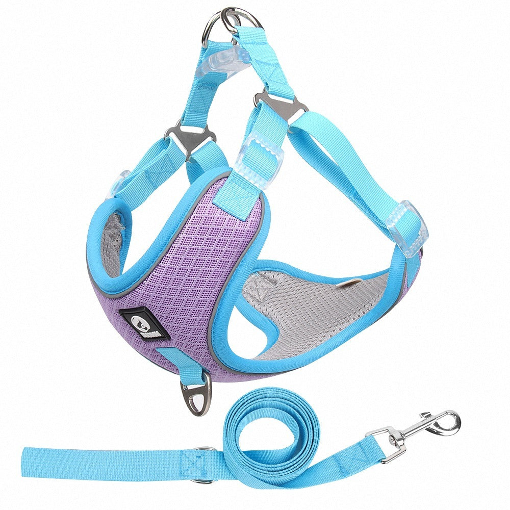 ComfyPaws Breathable & Adjustable Pet Harness with Leash