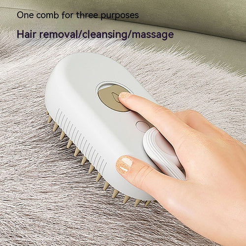 3-in-1 Electric Pet Grooming Brush | Steam & Shine Technology - FurBusters