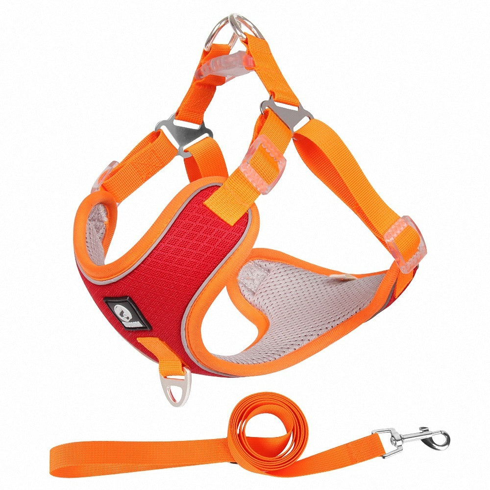 ComfyPaws Breathable & Adjustable Pet Harness with Leash