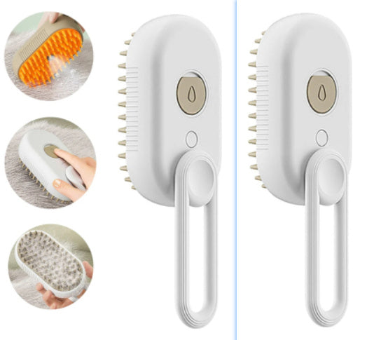 3-in-1 Electric Pet Grooming Brush | Steam & Shine Technology - FurBusters
